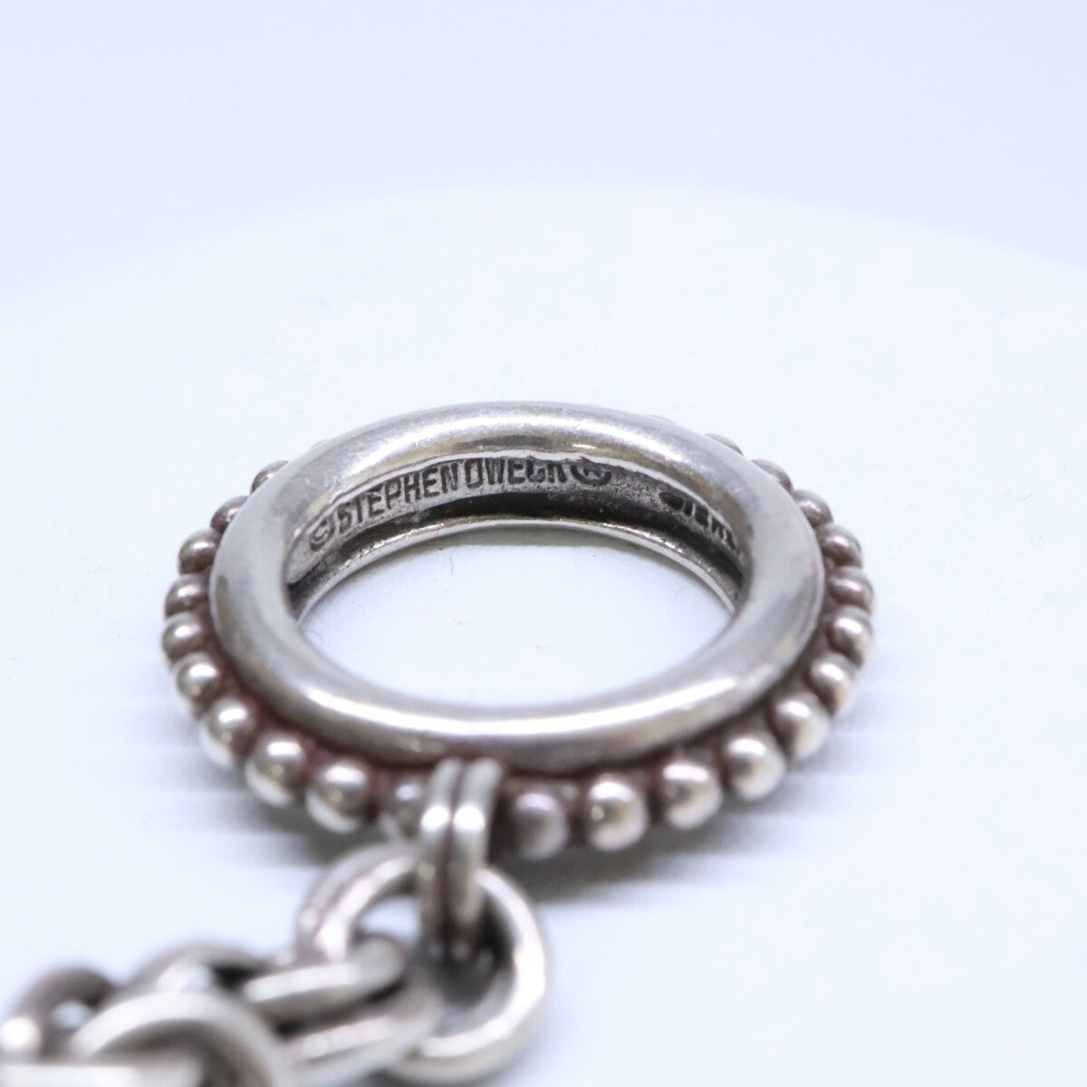 STEPHEN DWECK Sterling Silver Lariat Chain Necklace Silver