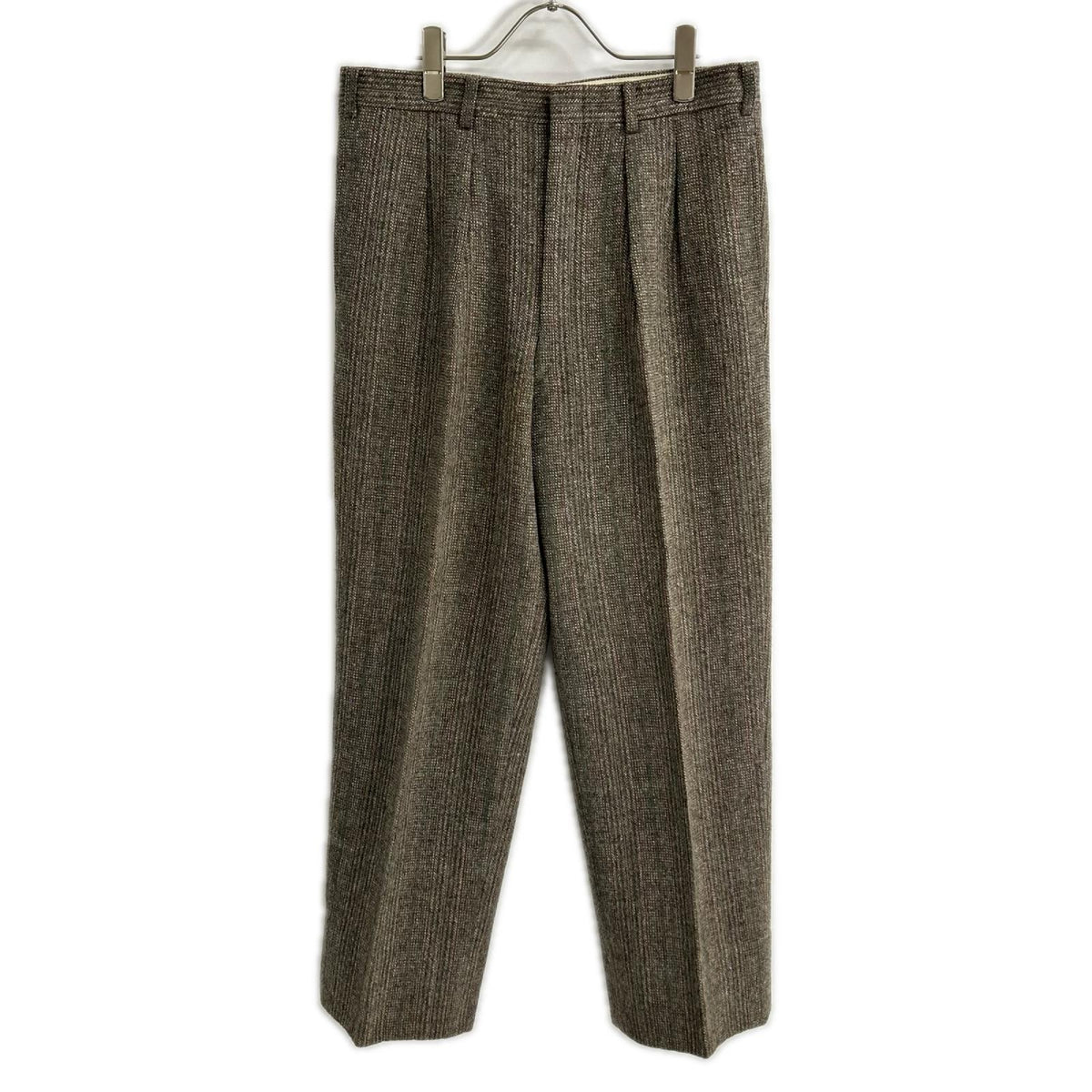 Burberry's Gray Check Tweed Single Jacket Size AB5