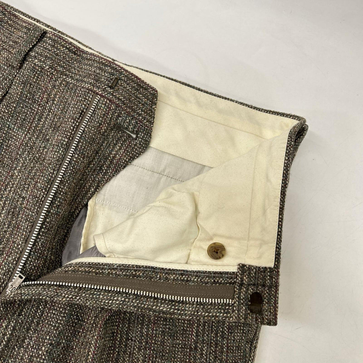 Burberry's Gray Check Tweed Single Jacket Size AB5