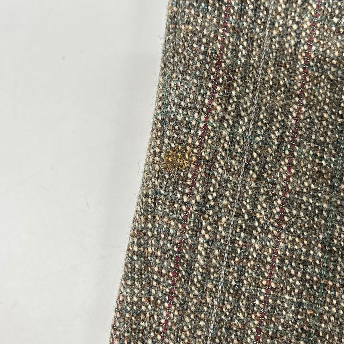 Burberry's Gray Check Tweed Single Jacket Size AB5