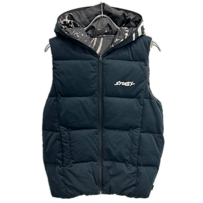 Stussy DESCENTE Reversible Down Vest Black Size M
