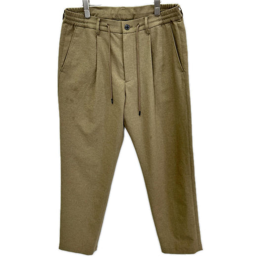 AOURE EVALET Imitation Linen Pants Beige Size M