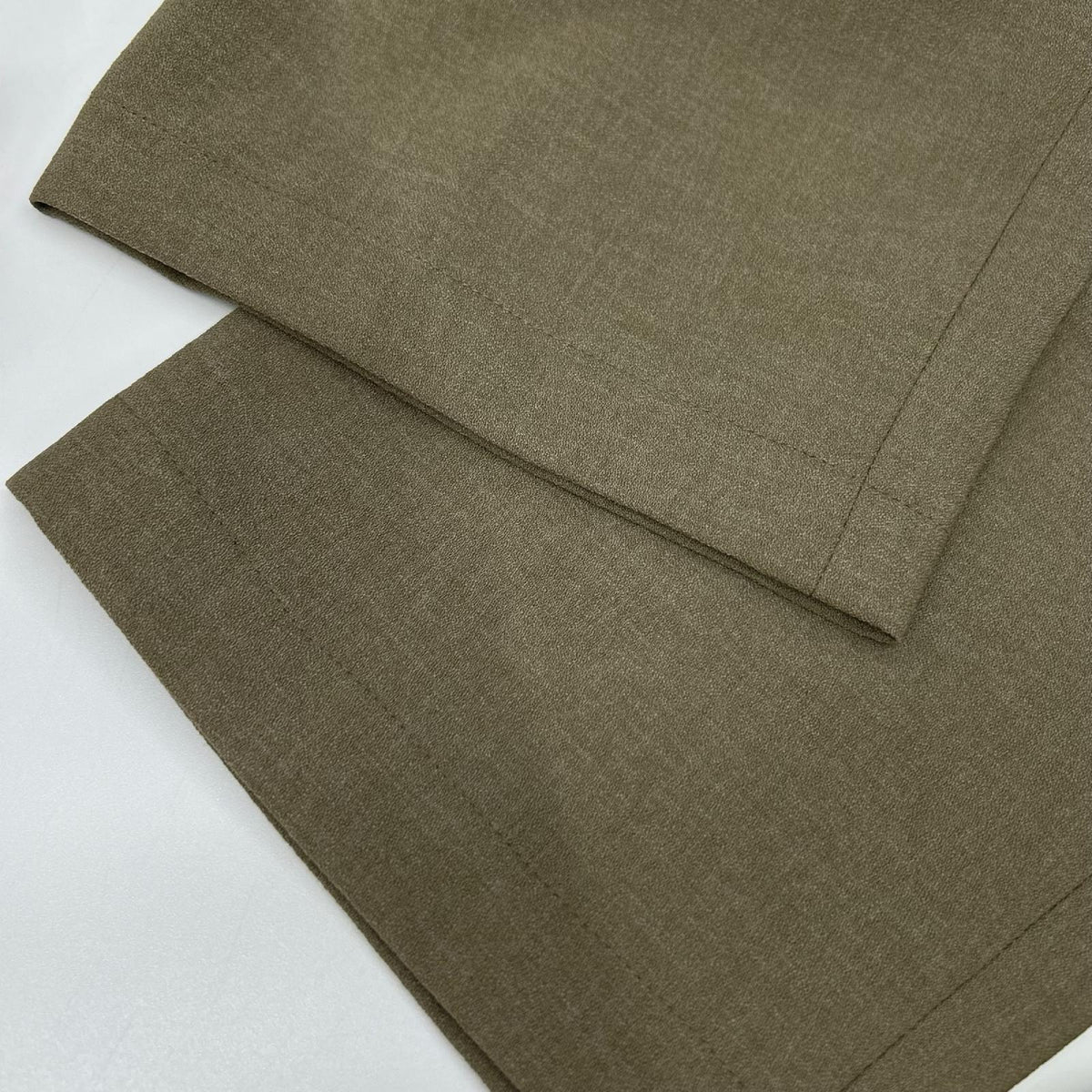 AOURE EVALET Imitation Linen Pants Beige Size M
