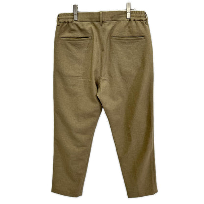 AOURE EVALET Imitation Linen Pants Beige Size M