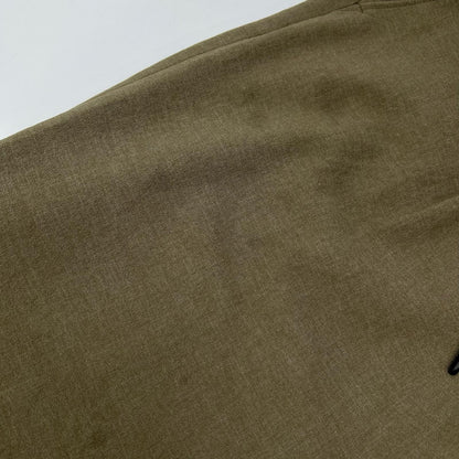 AOURE EVALET Imitation Linen Pants Beige Size M