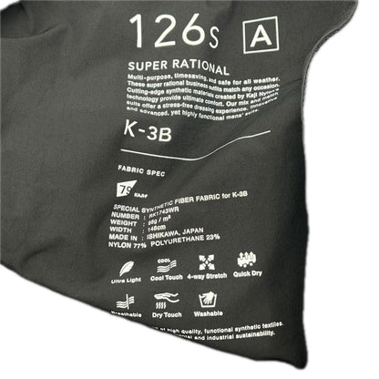 K-3B Black 4-Way Stretch Cargo Shorts Size 1
