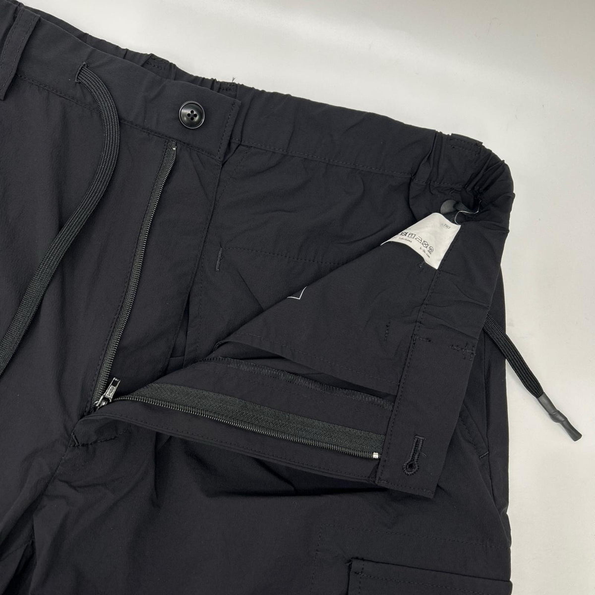 K-3B Black 4-Way Stretch Cargo Shorts Size 1
