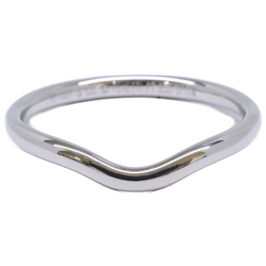 TIFFANY&Co. Elsa Peretti Pt950 Curved Band Ring Size JP 16
