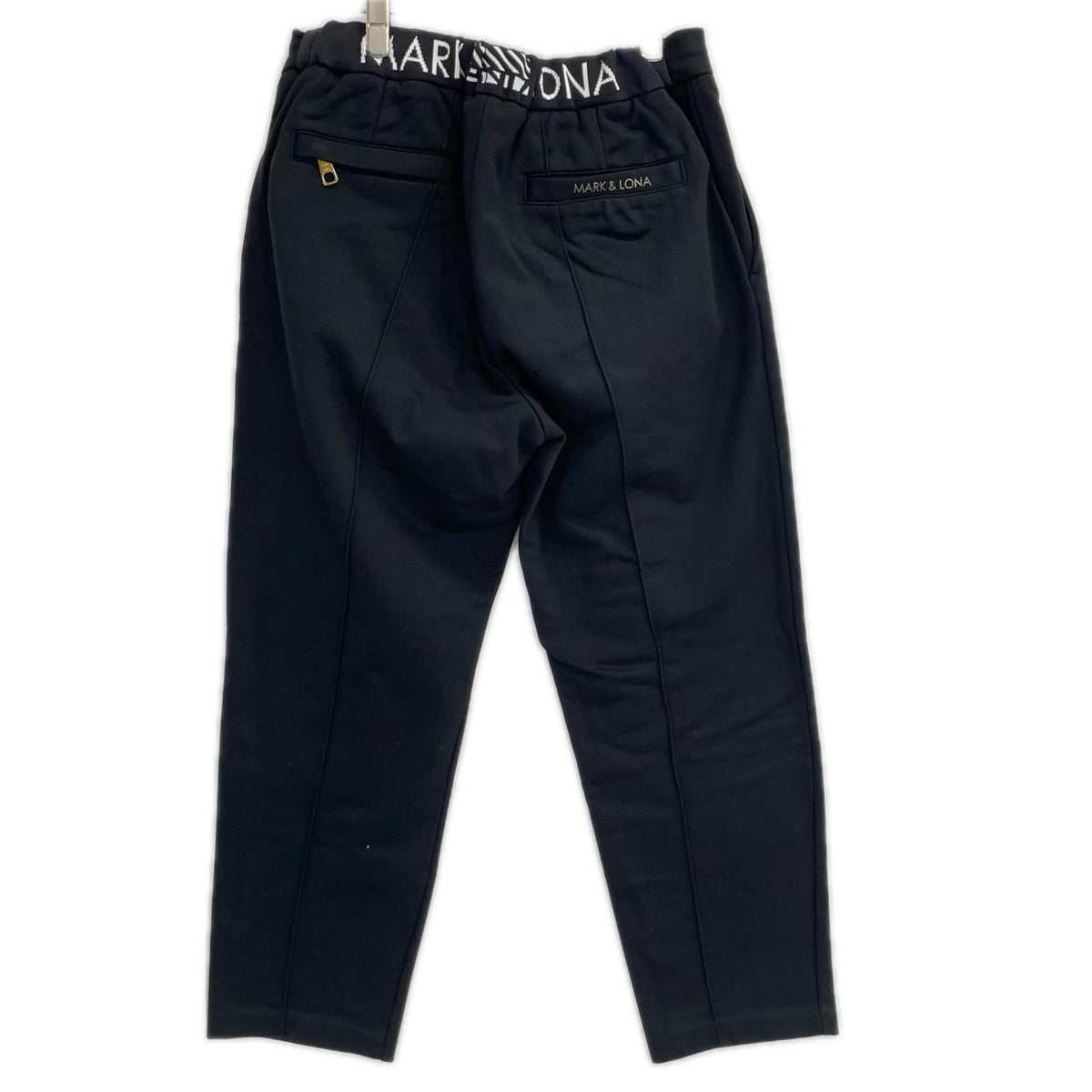 MARK&LONA Drawstring Cotton Golf Pants Black Size 50