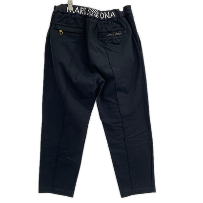 MARK&LONA Drawstring Cotton Golf Pants Black Size 50