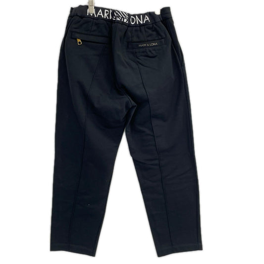 MARK&LONA Drawstring Cotton Golf Pants Black Size 50