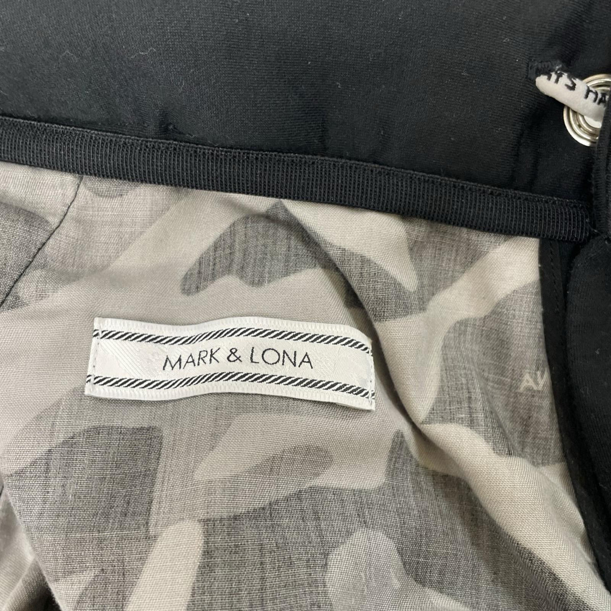MARK&LONA Drawstring Cotton Golf Pants Black Size 50