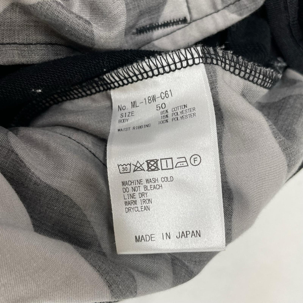 MARK&LONA Drawstring Cotton Golf Pants Black Size 50