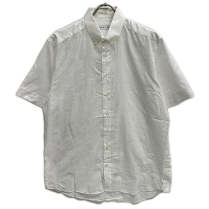 ETRO White Cotton All-Over Pattern Sleeve Shirt Size 41