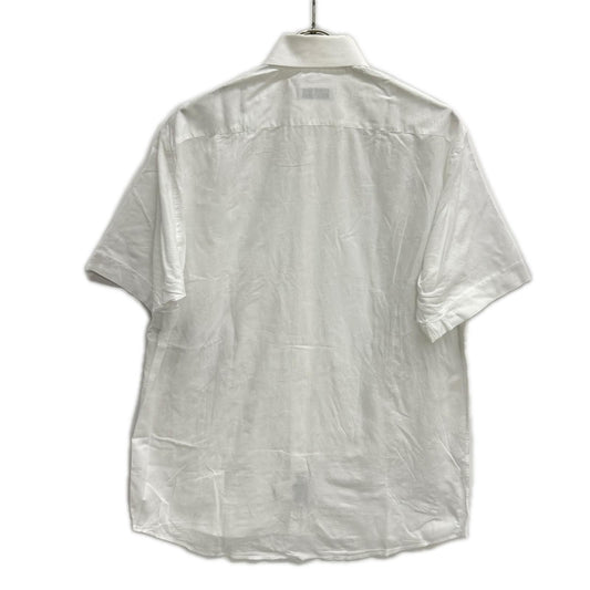 ETRO White Cotton All-Over Pattern Sleeve Shirt Size 41