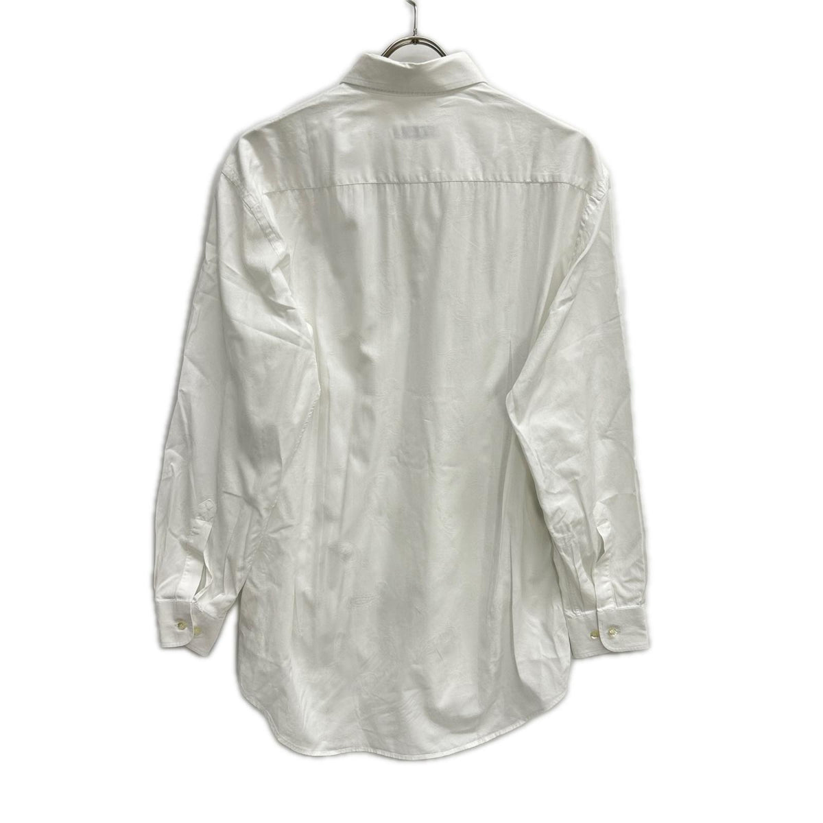 ETRO White Cotton Paisley Dress Shirt Size 42