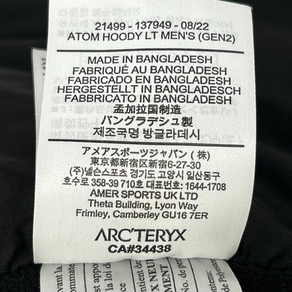 ARC'TERYX Atom Hoody LT Gen2 Jacket Size L/G