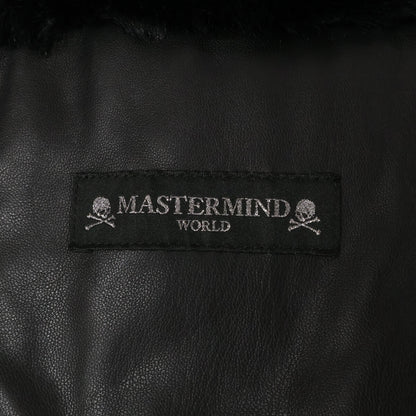 mastermind MW Faux Fur Polyester Jacket Black Size XL
