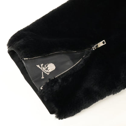 mastermind MW Faux Fur Polyester Jacket Black Size XL