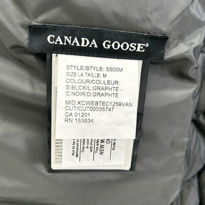 CANADA GOOSE 5500M Black Brookvale Down Jacket Size M/M