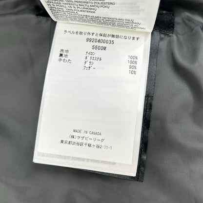 CANADA GOOSE 5500M Black Brookvale Down Jacket Size M/M