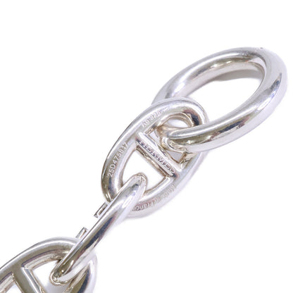HERMES 25' Ag925 Chaine d'Ancre TGM 12 Links Bracelet Silver