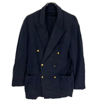 TOMORROWLAND PILGRIM Navy DB Jersey Basket Blazer Jacket Size 52