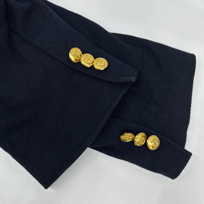 TOMORROWLAND PILGRIM Navy DB Jersey Basket Blazer Jacket Size 52