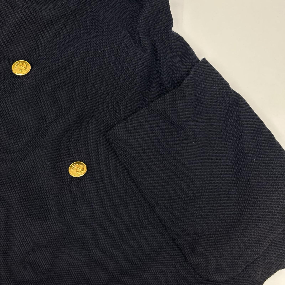 TOMORROWLAND PILGRIM Navy DB Jersey Basket Blazer Jacket Size 52