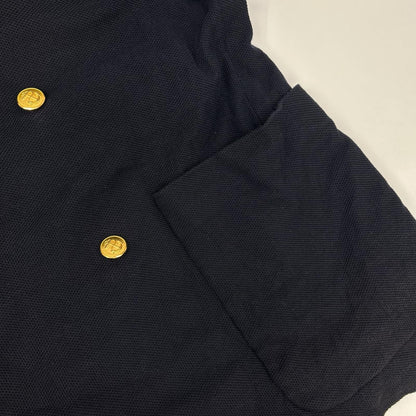 TOMORROWLAND PILGRIM Navy DB Jersey Basket Blazer Jacket Size 52