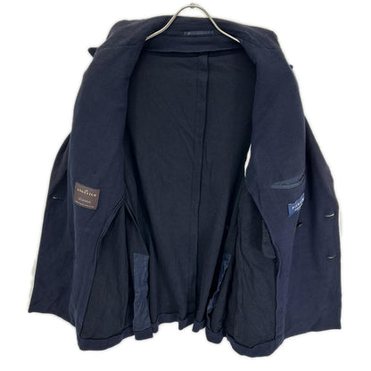 TOMORROWLAND PILGRIM Navy DB Jersey Basket Blazer Jacket Size 52