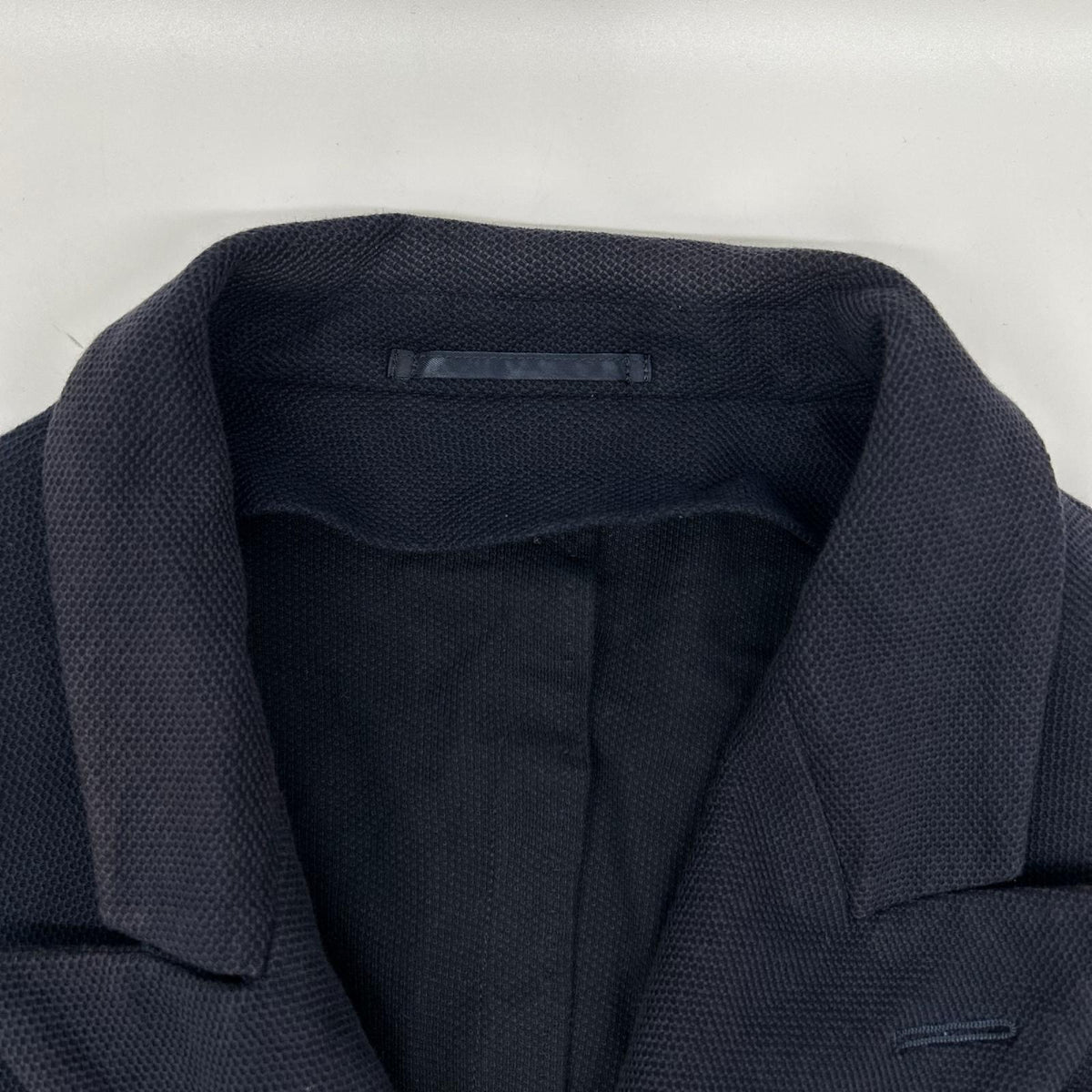 TOMORROWLAND PILGRIM Navy DB Jersey Basket Blazer Jacket Size 52