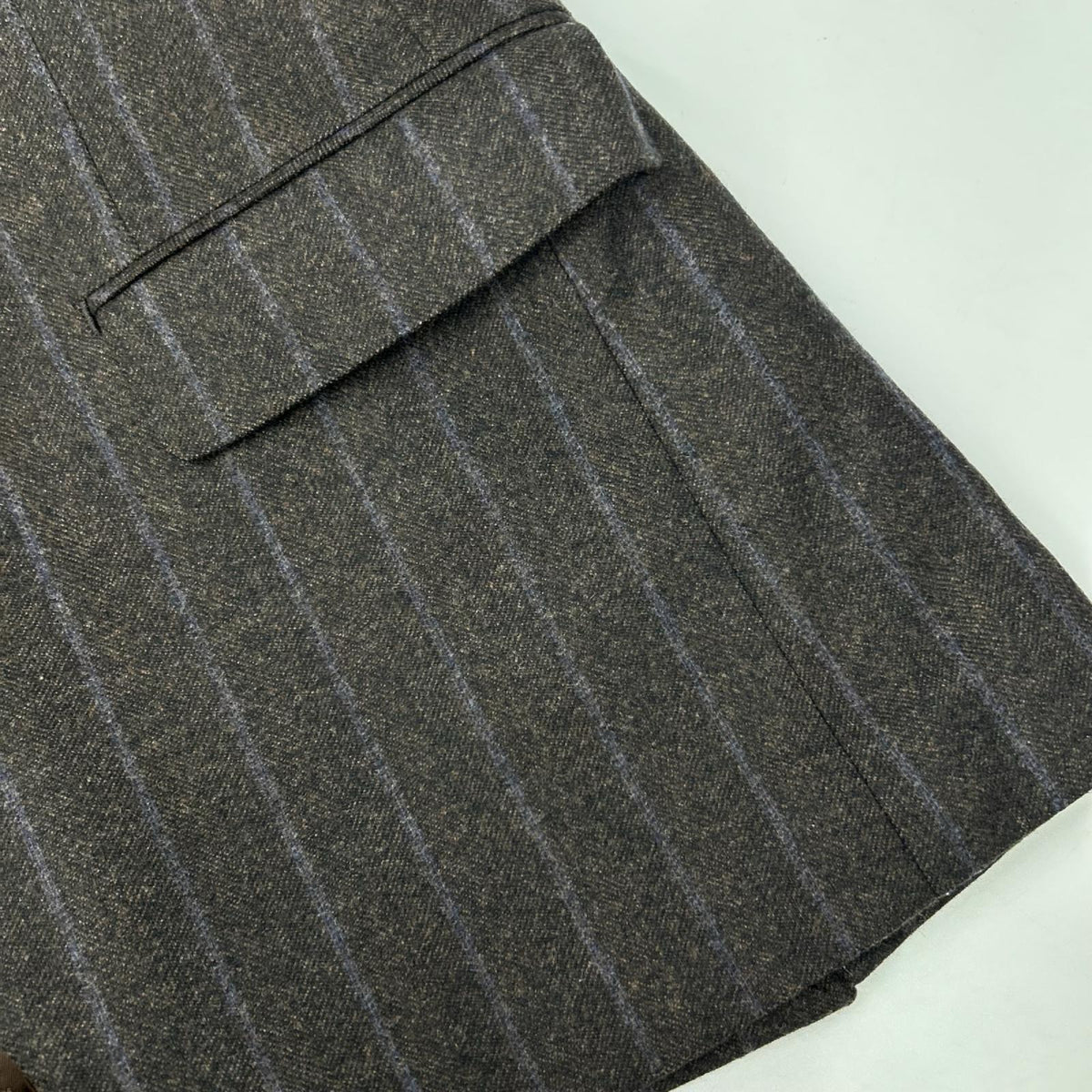 UNIVERSAL LANGUAGE Canonico Wool Suit Brown Size 48