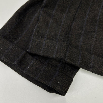 UNIVERSAL LANGUAGE Canonico Wool Suit Brown Size 48