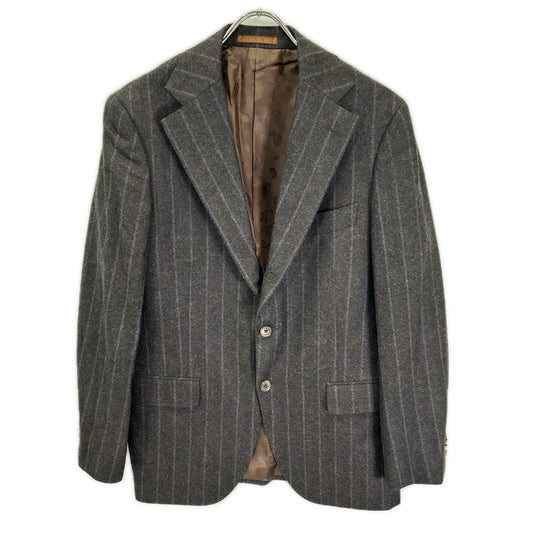 UNIVERSAL LANGUAGE Canonico Wool Suit Brown Size 48