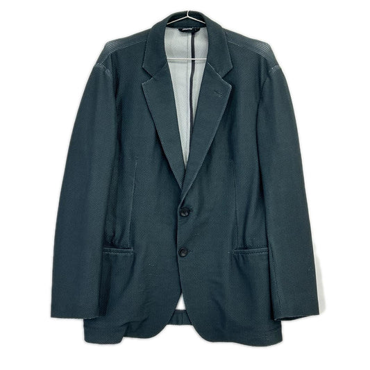 GIORGIOARMANI Dark Green Stretch Tailored Blazer Size 52