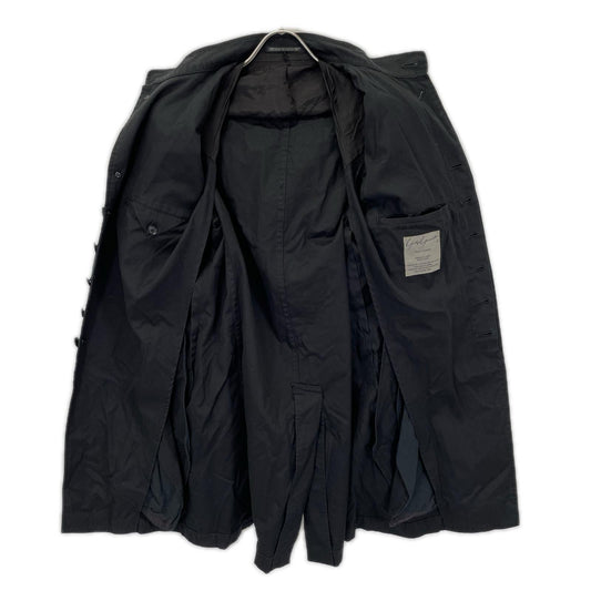 Yohji Yamamoto POUR HOMME 08SS Stand Coat Black Size 2