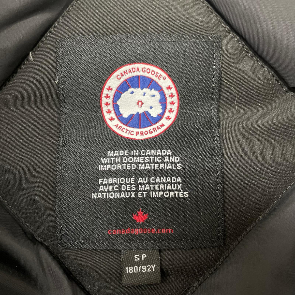 CANADA GOOSE Jasper Down Parka Black Size S