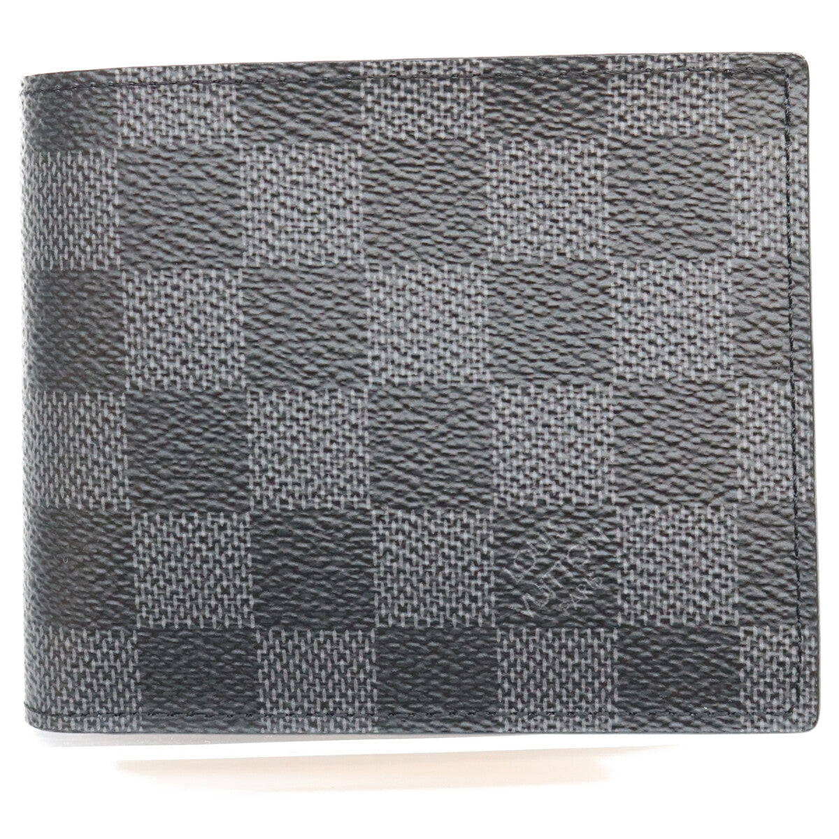 LOUIS VUITTON Damier Graphite Portefeuille Wallet Black