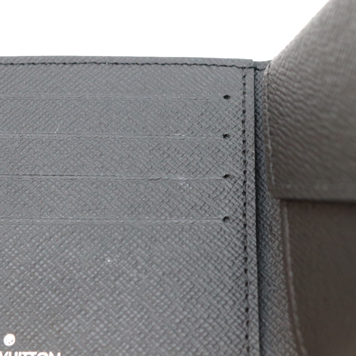 LOUIS VUITTON Damier Graphite Portefeuille Wallet Black