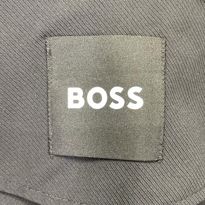 BOSS Slim Fit Cotton Pants Black Size 46