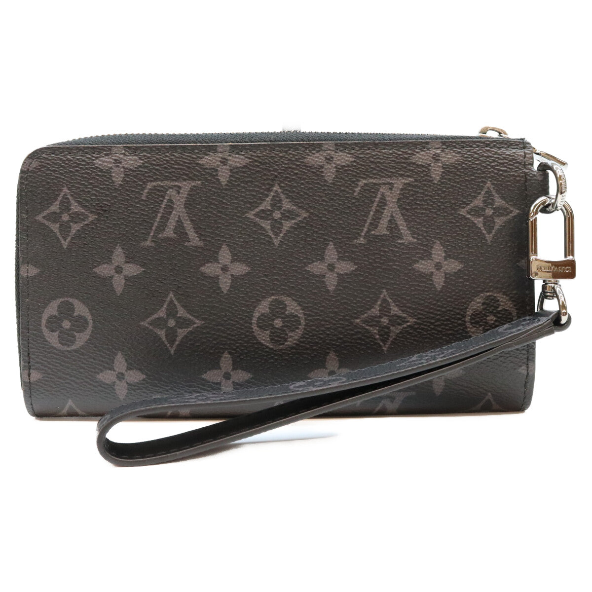 LOUIS VUITTON Monogram Eclipse Zippy Dragonne Wallet