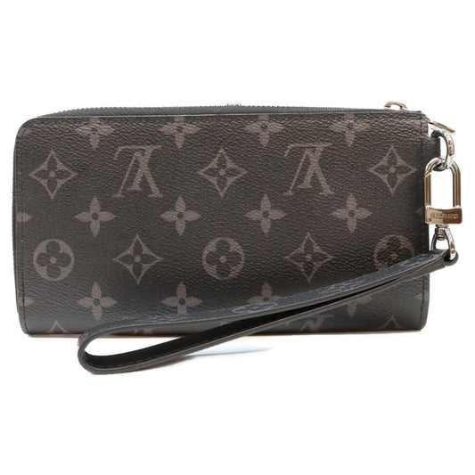 LOUIS VUITTON Monogram Eclipse Zippy Dragonne Wallet