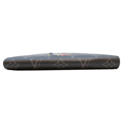 LOUIS VUITTON Monogram Eclipse Zippy Dragonne Wallet
