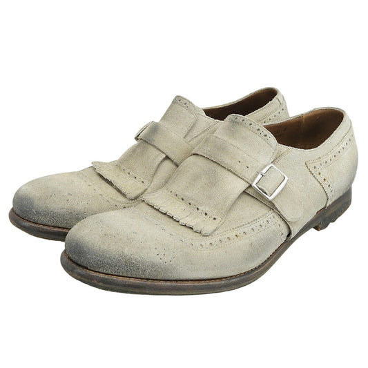 Church's Shanghai Suede Monk Strap Shoes Size UK 8