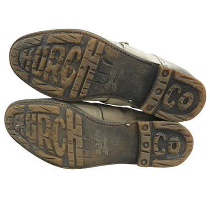 Church's Shanghai Suede Monk Strap Shoes Size UK 8