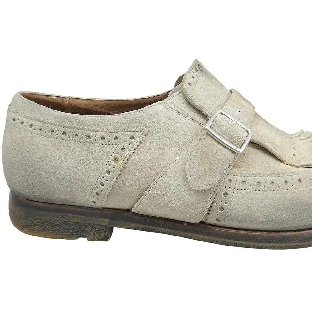 Church's Shanghai Suede Monk Strap Shoes Size UK 8