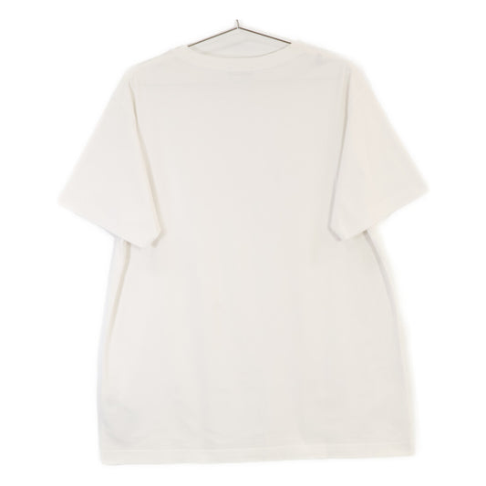 DIOR White Front Logo Cotton T-Shirt Size M