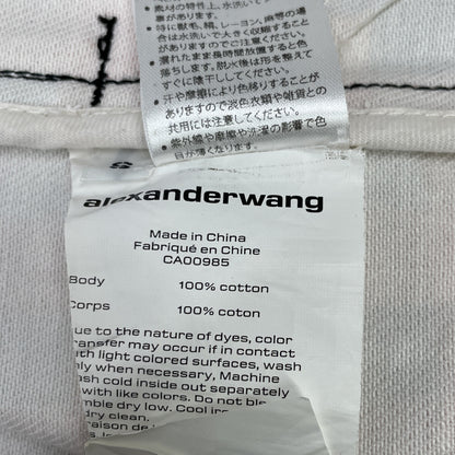 ALEXANDER WANG Red Block Check Oversized Jacket Size S
