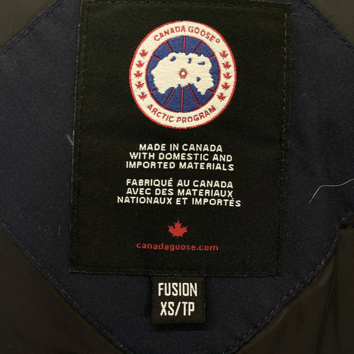 CANADA GOOSE Langford Parka Jacket Navy Size XS